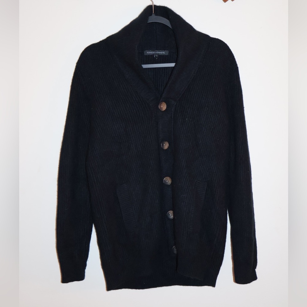 NakedCashmere Black Cardigan Sweater
